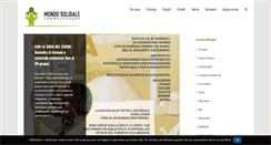 Desktop Screenshot of mondosolidale.org